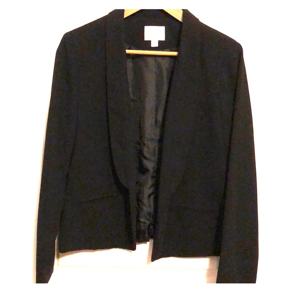 Black machine washable blazer